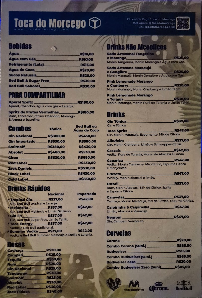 Menu Toca Do Morcego - Chill Out Bar & Dance Club-4